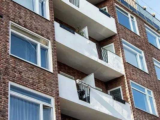 Teglforblending på borettslag med balkonger