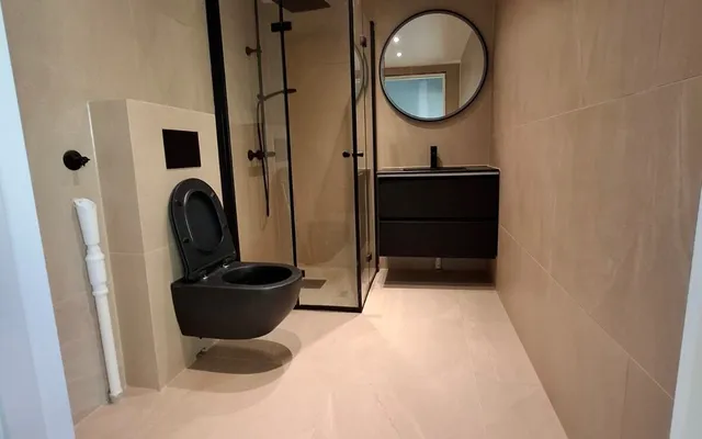 Profesjonell flislegging, ferdig resultat