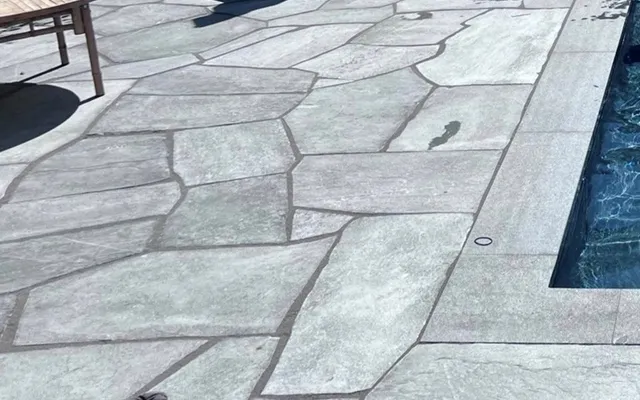 Natursteinsarbeid, legging av skifer